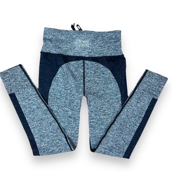 Pink Active Seamless Jogger Leggings Black grey size small - Picture 3 of 4